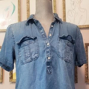 Jean blouse